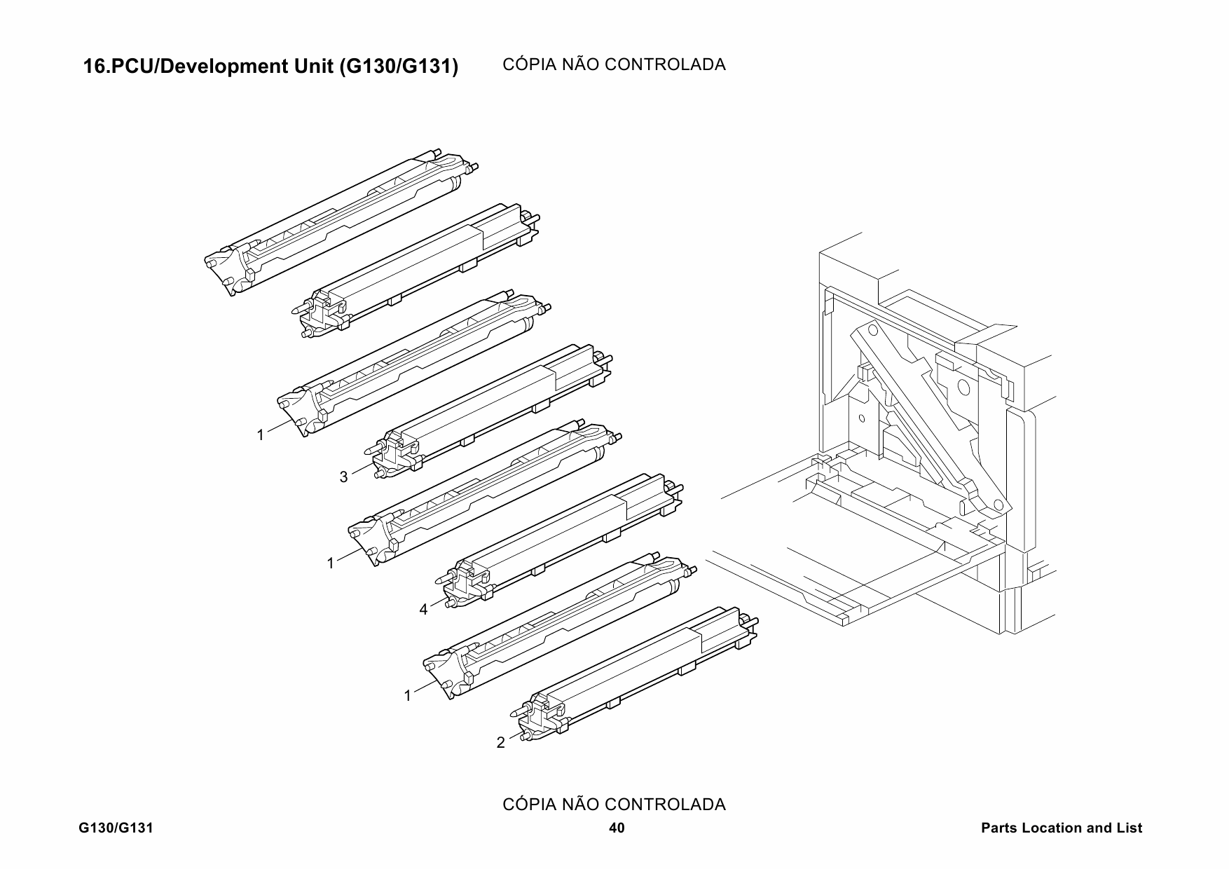 RICOH Aficio CL-7200 7300 G130 G131 Parts Catalog-5